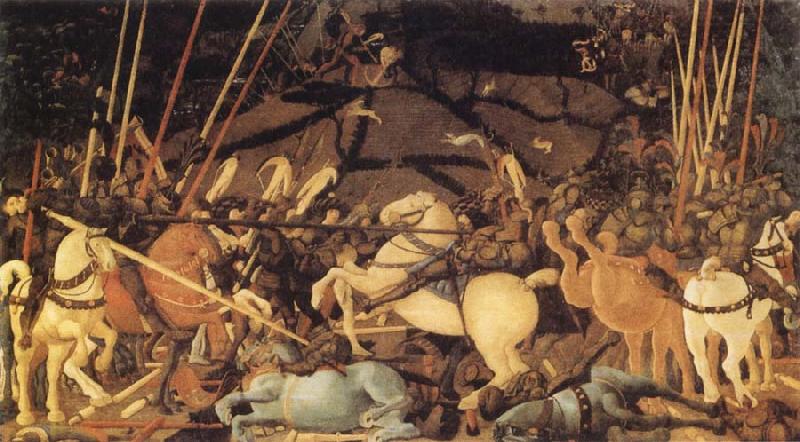 UCCELLO, Paolo Battle of San Romano Germany oil painting art